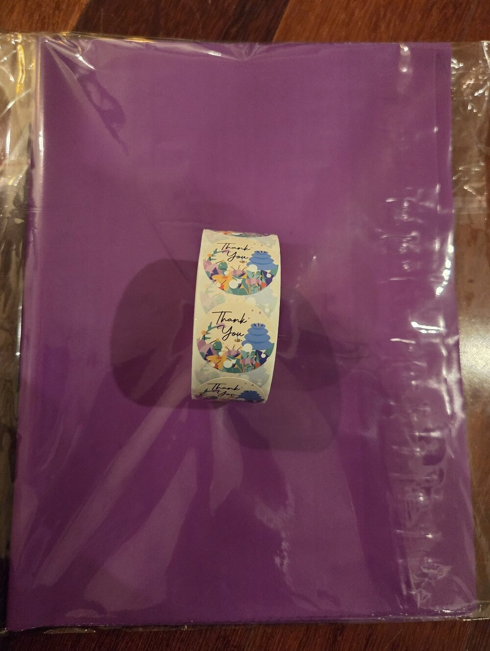 10pcs 10x13 Poly Mailers & 500 Thank You Stickers